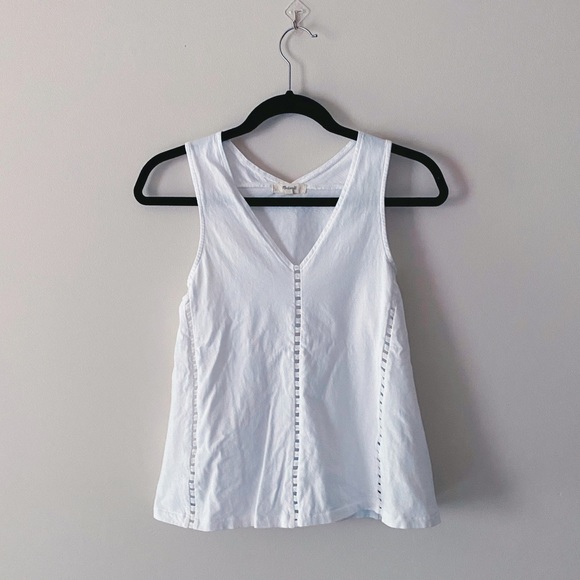 MADEWELL | Eyelet-Inset Tank - Picture 2 of 5